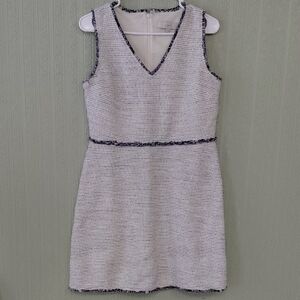 LOFT Fringe Dress Womens Casual Business Professional Chic
